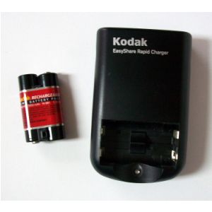 Kodak rechargeable battery set, relative sizes