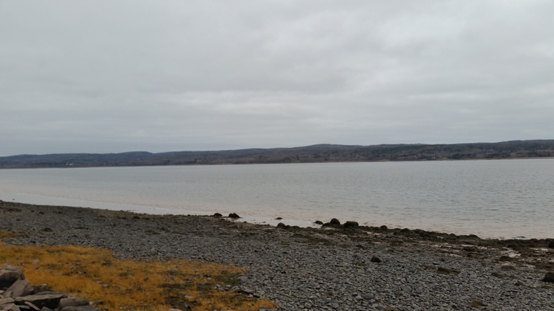 Looking towards present-day Annapolis Royal.